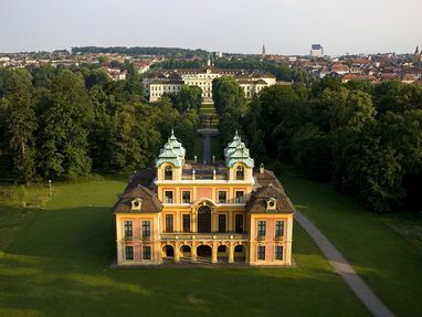 Schloss Favorite Ludwigsburg, von oben