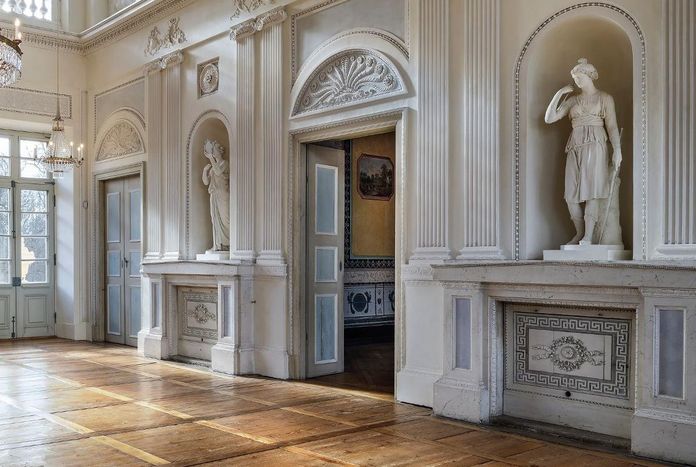 Ludwigsburg Favorite Palace, Interior view of the eastern room