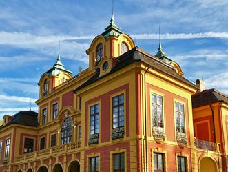 Schloss Favorite Ludwigsburg, Außenfassade