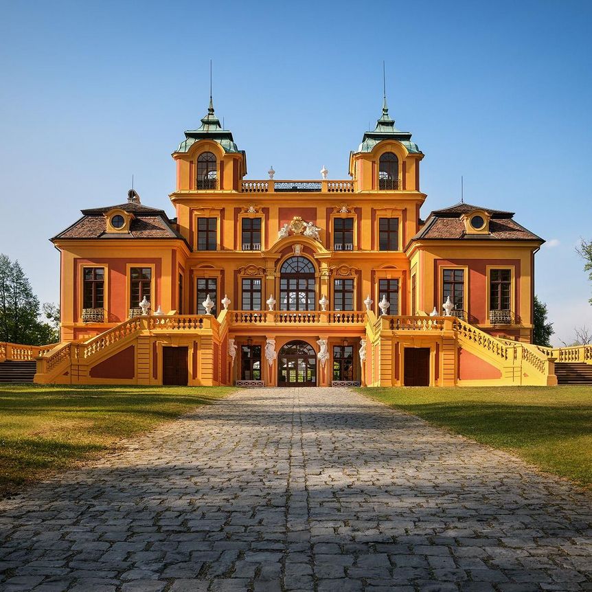 Schloss Favorite Ludwigsburg, Außenfassade