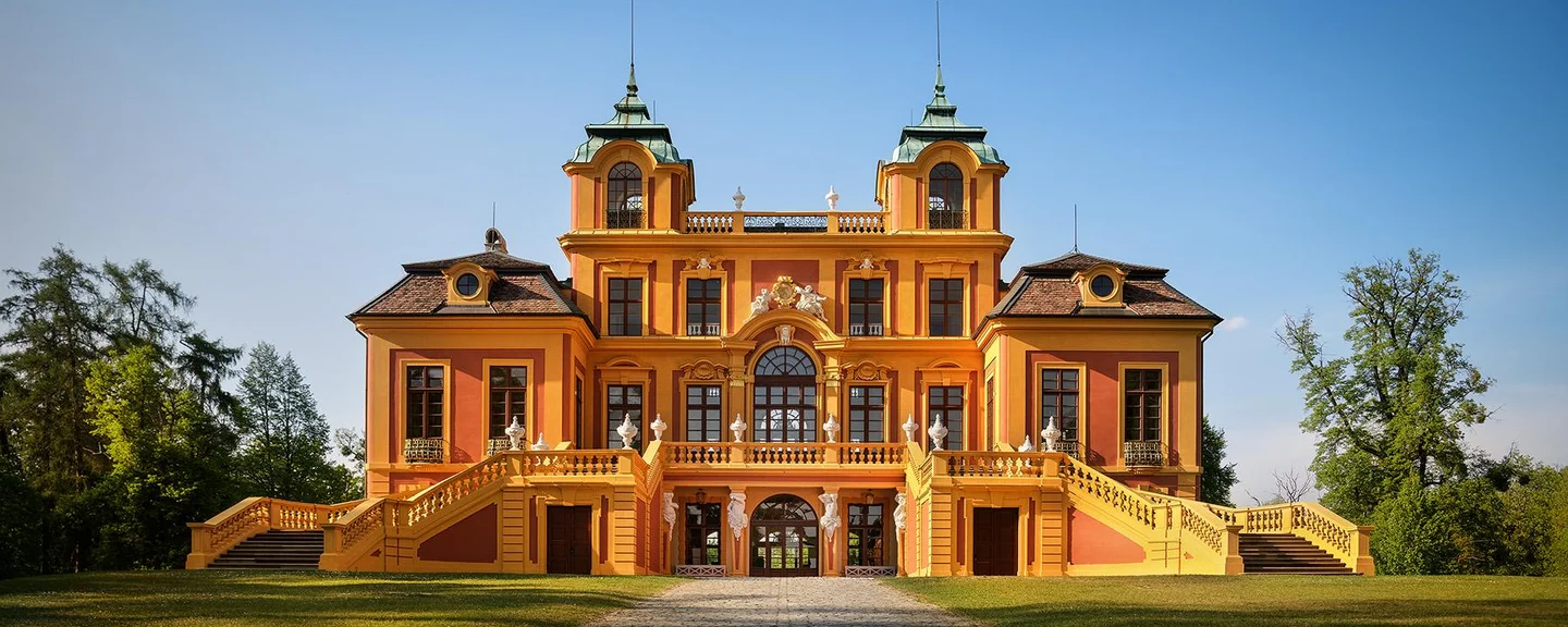 photo: Staatliche Schlösser und Gärten Baden-Württemberg, Günther Bayerl Ludwigsburg Favorite Palace, exterior view
