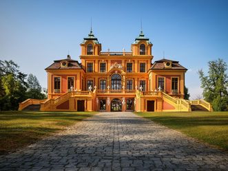 Schloss Favorite Ludwigsburg, Außenfassade