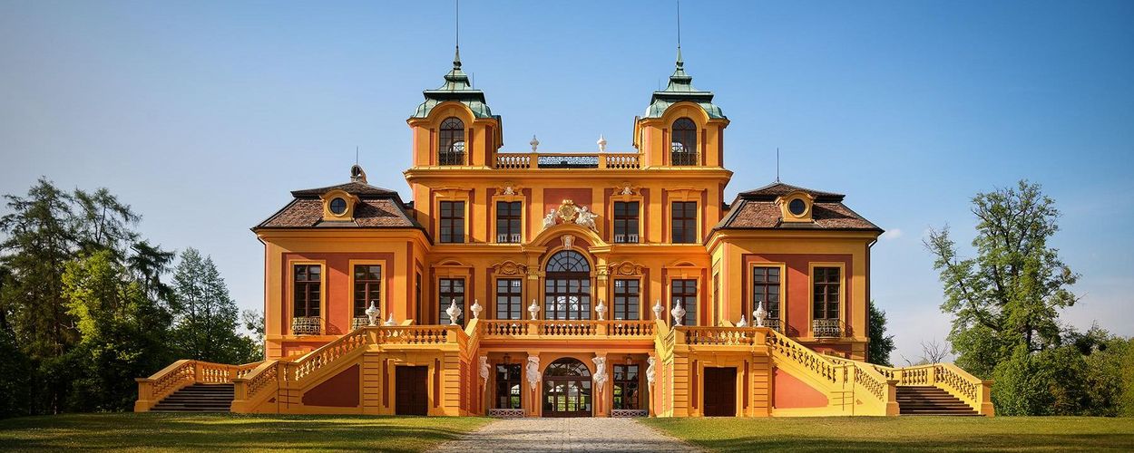 photo: Staatliche Schlösser und Gärten Baden-Württemberg, Günther Bayerl Ludwigsburg Favorite Palace, exterior view
