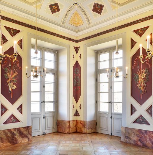 Ludwigsburg Favorite Palace, Interior view