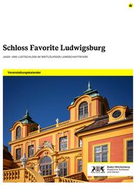 Titelbild des Jahresprogramms für Schloss Favorite Ludwigsburg