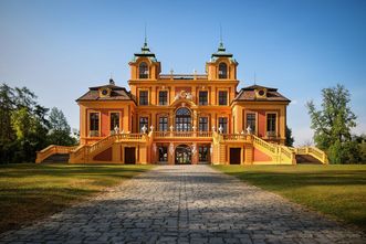 Schloss Favorite Ludwigsburg, Außenfassade