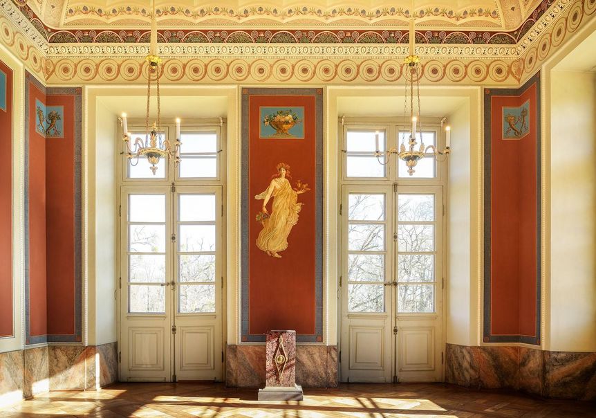 Schloss Favorite Ludwigsburg, Pompejanisches Zimmer